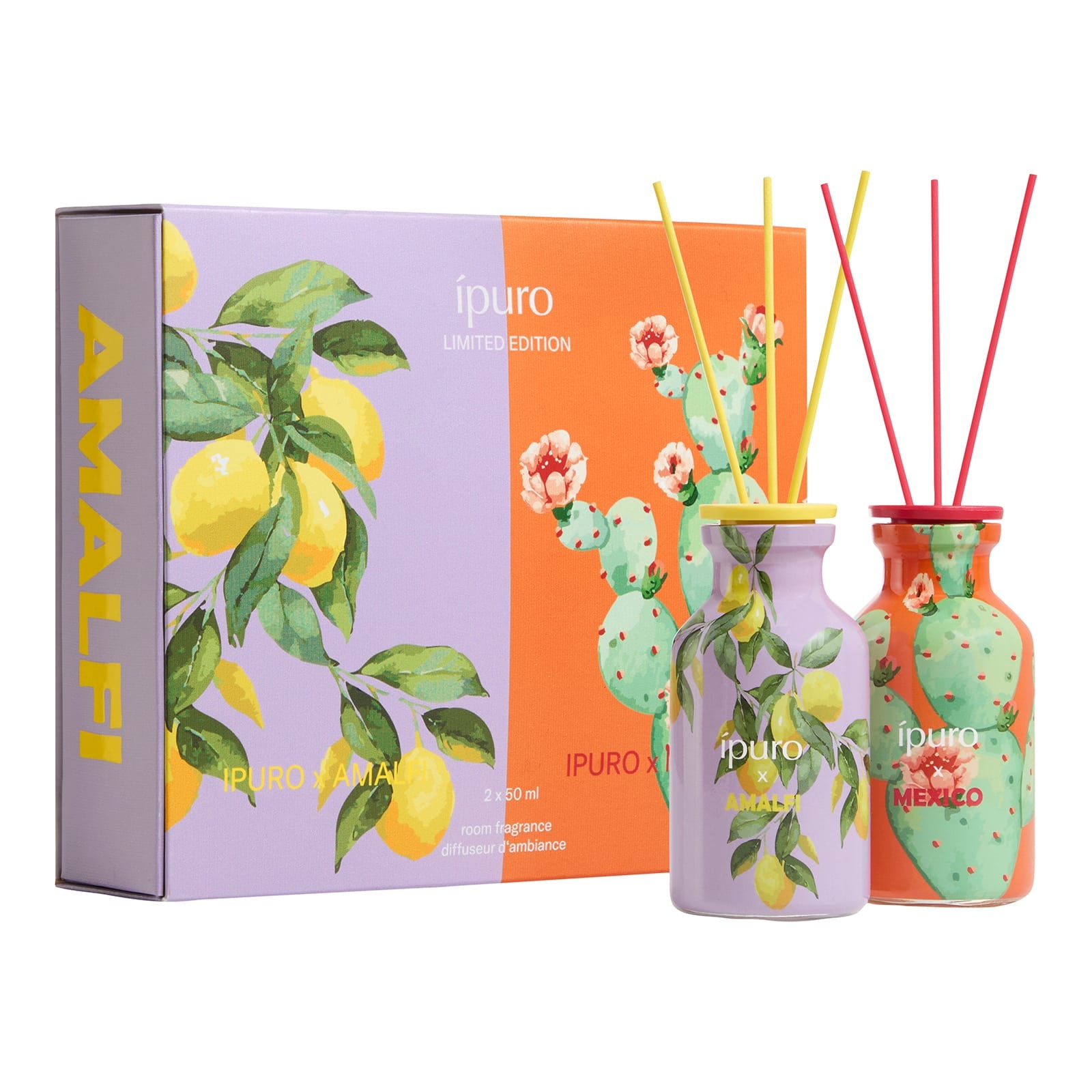 ipuro LIMITED EDITION Raumduft-Set Amalfi x Mexico