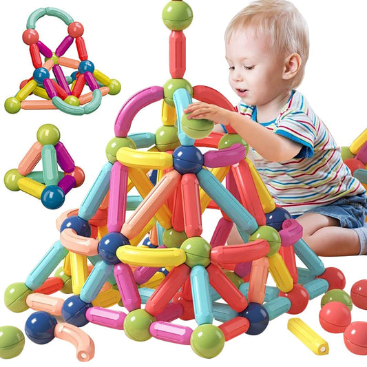 MagicSnap Builders – Juguete de construcción magnético – Construcción creativa para niños