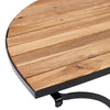 PARKLIFE Wandtisch halbrund