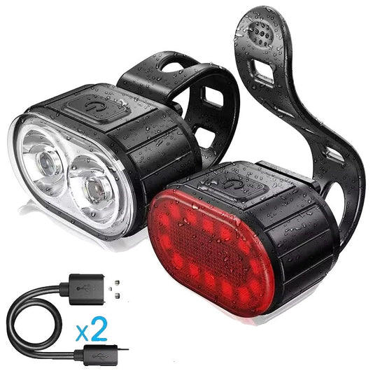 BikeGlow – Luci per bicicletta ricaricabili per massima visibilità giorno e notte