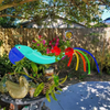 Hängende Pflanzenschale – Bunte Hühner Design Gartendeko-5