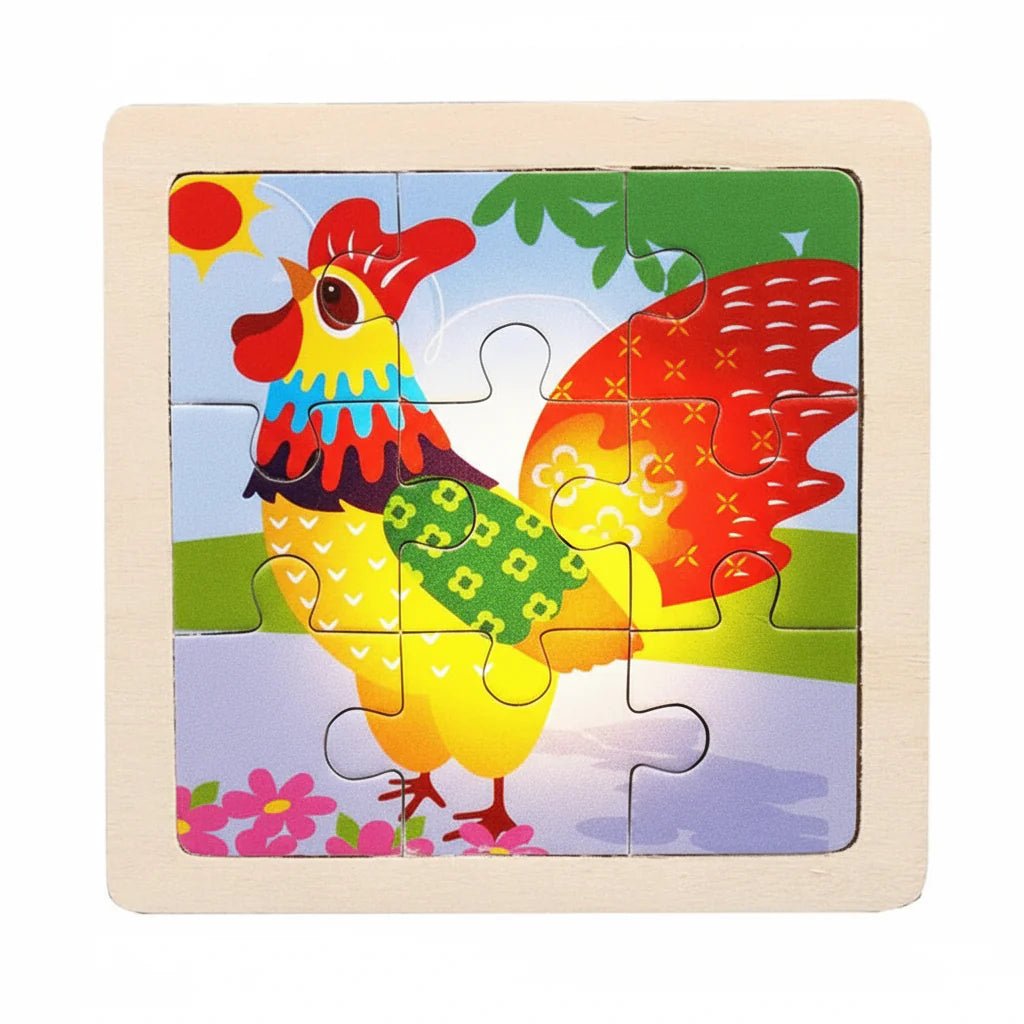 KIDDOCLIX – Montessori-Holzpuzzle für frühe Logik-, Motorik- & Lernförderung