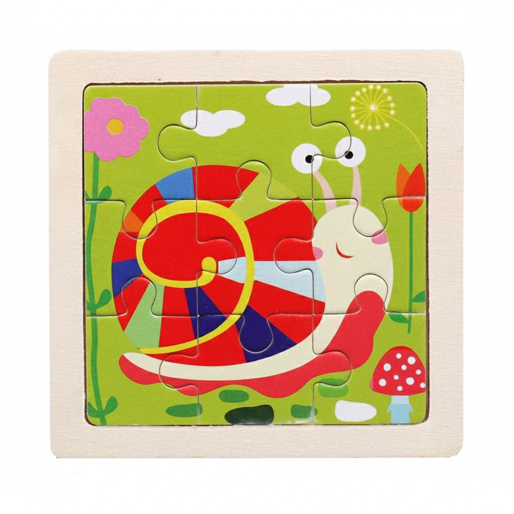 KIDDOCLIX – Montessori-Holzpuzzle für frühe Logik-, Motorik- & Lernförderung