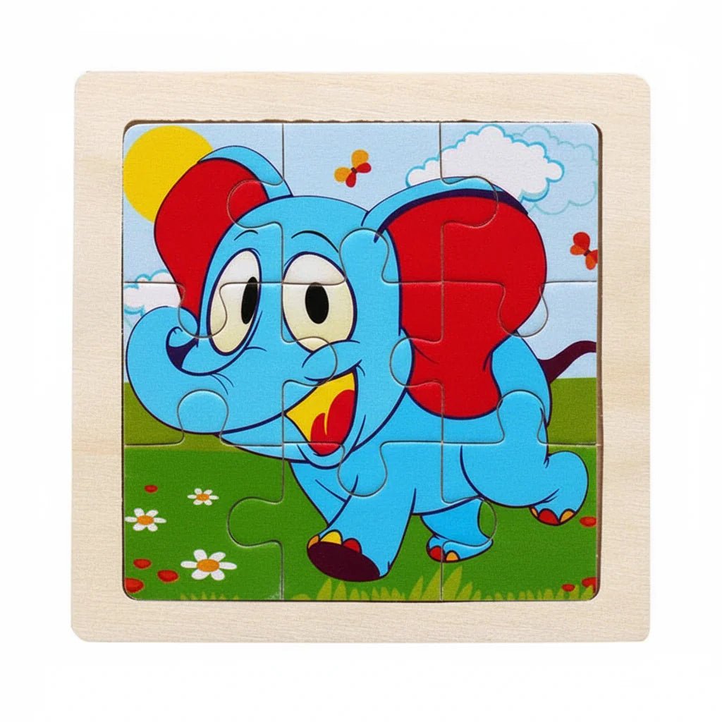 KIDDOCLIX – Montessori-Holzpuzzle für frühe Logik-, Motorik- & Lernförderung