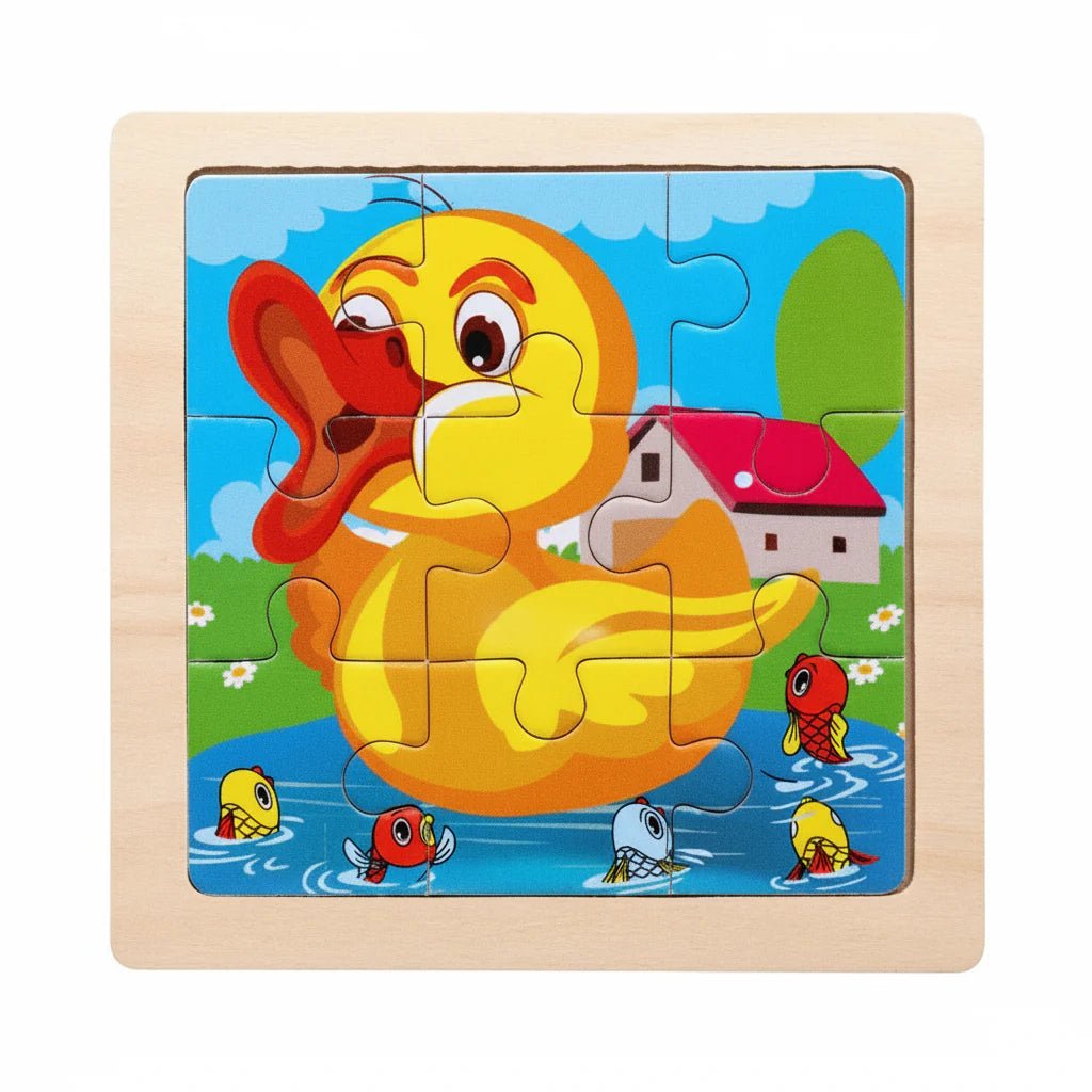 KIDDOCLIX – Montessori-Holzpuzzle für frühe Logik-, Motorik- & Lernförderung
