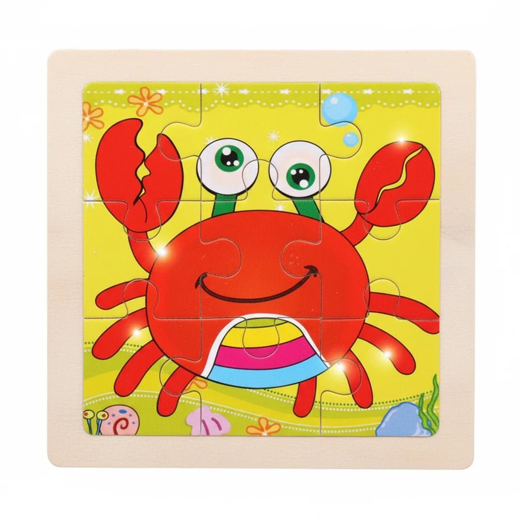 KIDDOCLIX – Montessori-Holzpuzzle für frühe Logik-, Motorik- & Lernförderung