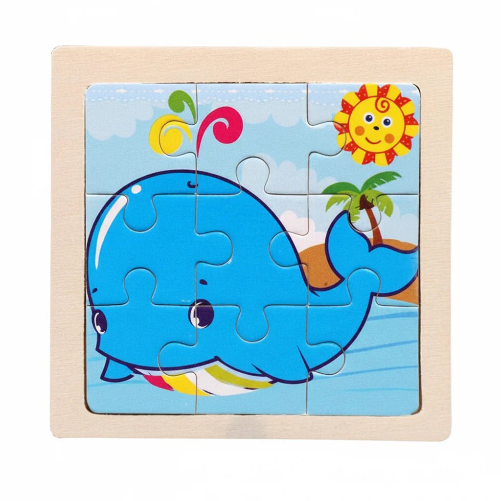 KIDDOCLIX – Montessori-Holzpuzzle für frühe Logik-, Motorik- & Lernförderung