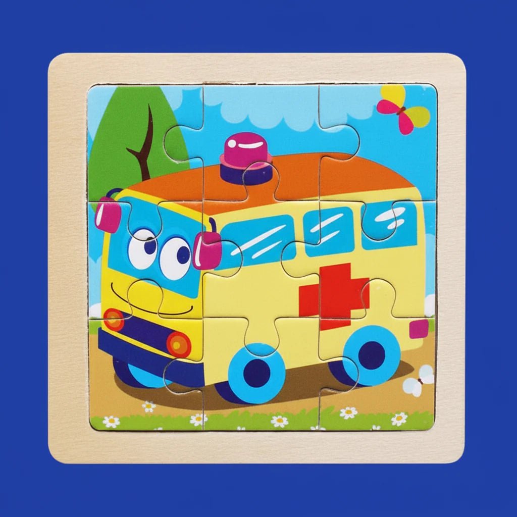 KIDDOCLIX – Montessori-Holzpuzzle für frühe Logik-, Motorik- & Lernförderung