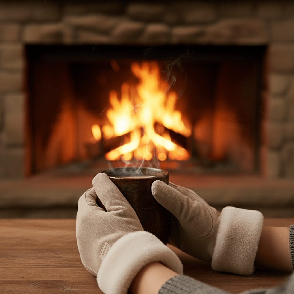 FEMLUXE – Wildleder-Touchscreen-Handschuhe für elegante Wintertage