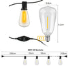 Wetterfeste LED-Lichterkette