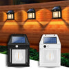 Elegante Outdoor Solar Wandleuchte mit Bewegungsmelder