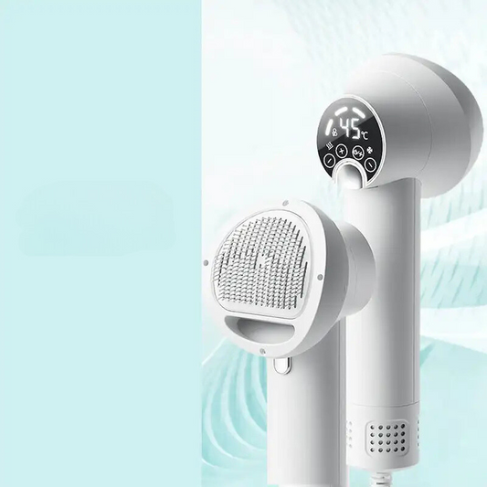 PurrfectDry – Asciugatore e spazzola 2-in-1 silenzioso per animali domestici