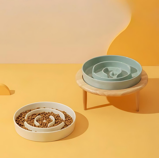 SlowCeramic - Elegante comedero artesanal para mascotas