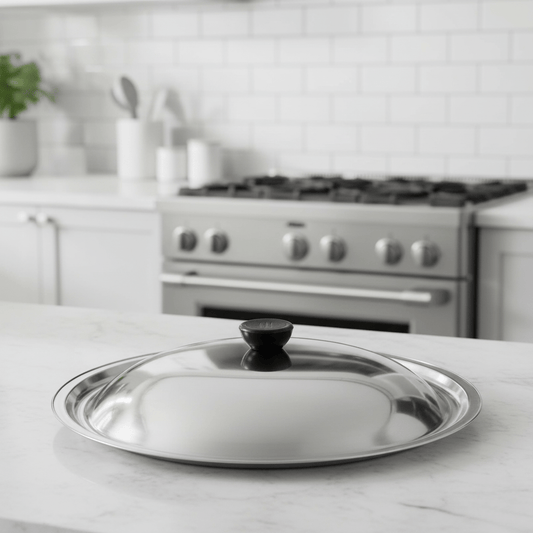CookShield – Edelstahl-Deckel für vielseitige Küchennutzung und perfektes Garen