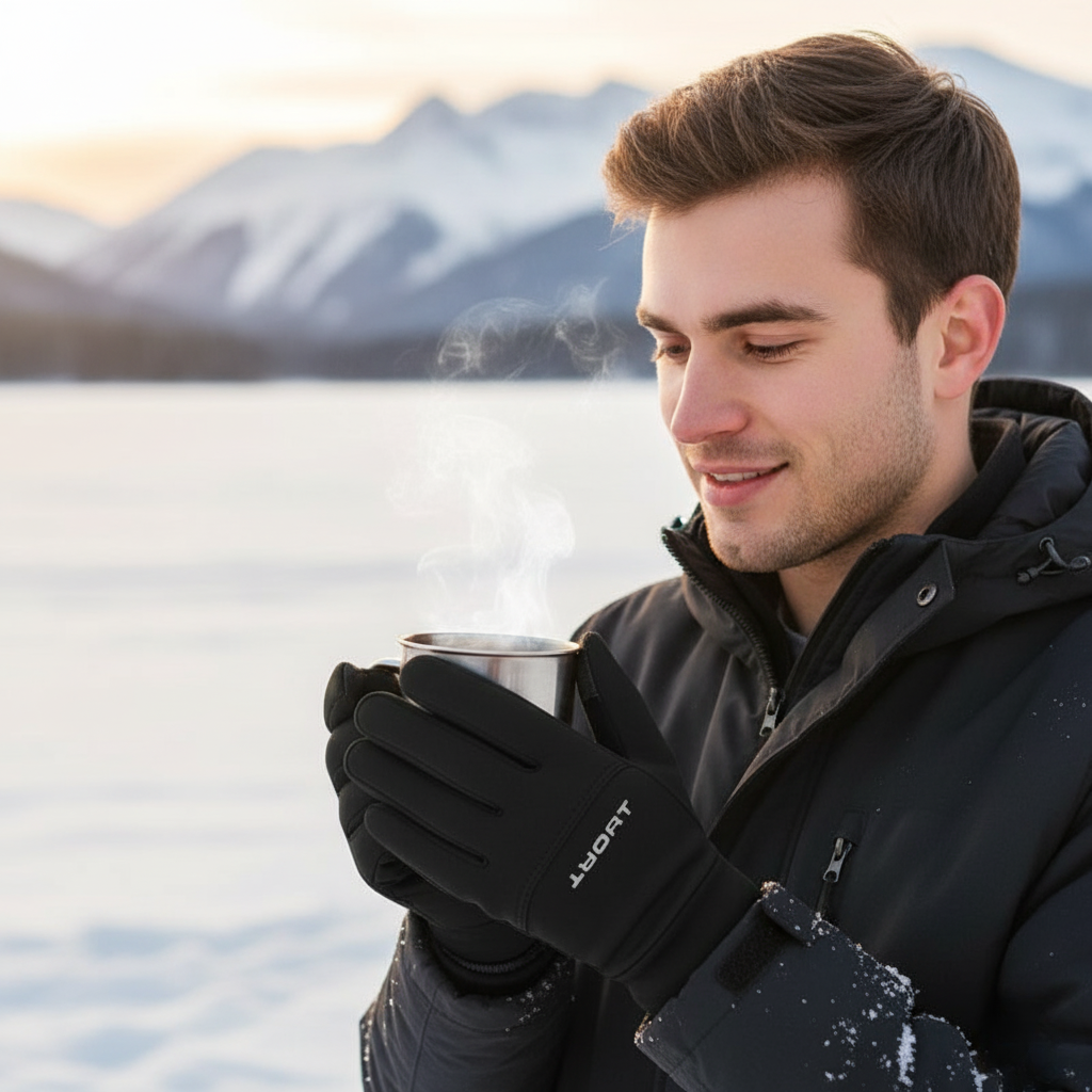 ThermoSport 360° – Winterhandschuhe mit Grip für Schnee, Regen & Kälte