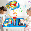 PlayTune Sound Mat – Tappetino musicale interattivo per bambini con 5 strumenti (batteria, pianoforte, violino)