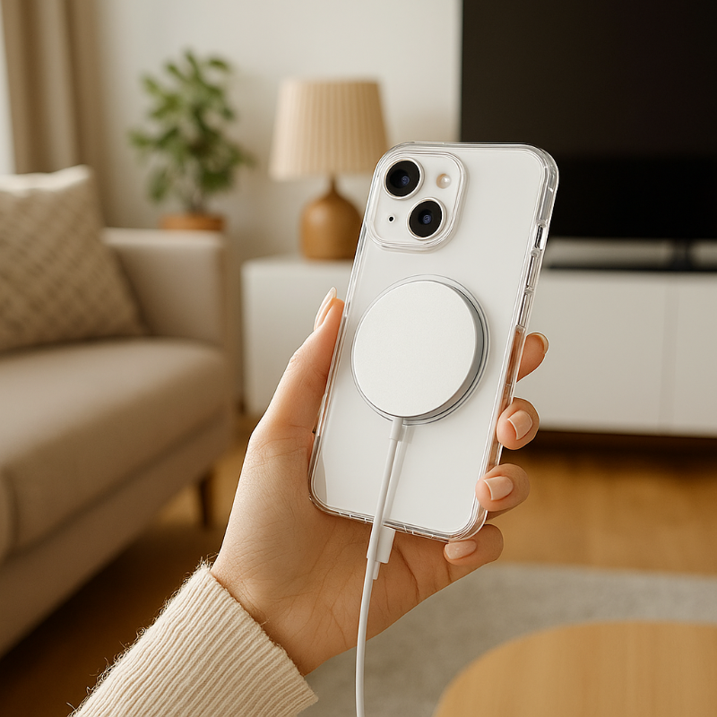GlanzSafe – Transparente MagSafe-Schutzhülle für das iPhone