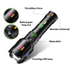 LED-Taschenlampe Mit Power-Display – Wiederaufladbare Hochleistungs-Taschenlampe Mit Glasbrecher & USB-C