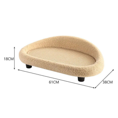 COSYCAT RETREAT – Refuge élégant avec sisal et coussin douillet pour chats