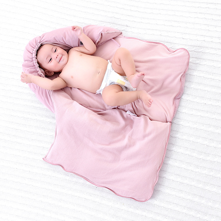Baby Fußsack für Kinderwagen – Warmer Winter Schlafsack mit Kapuze für Babys