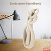 Armonia Embrace – Symbolische Deko-Skulptur für Liebe & Verbindung (Wohnzimmer-Deko in Schwarz oder Bronze)
