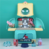PetCare Playset – Mochila de juego portátil de veterinario con 16 accesorios