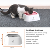 PET SPLASH BOWL – Gamelle anti-éclaboussures pour chiens et chats avec design anti-bavouille