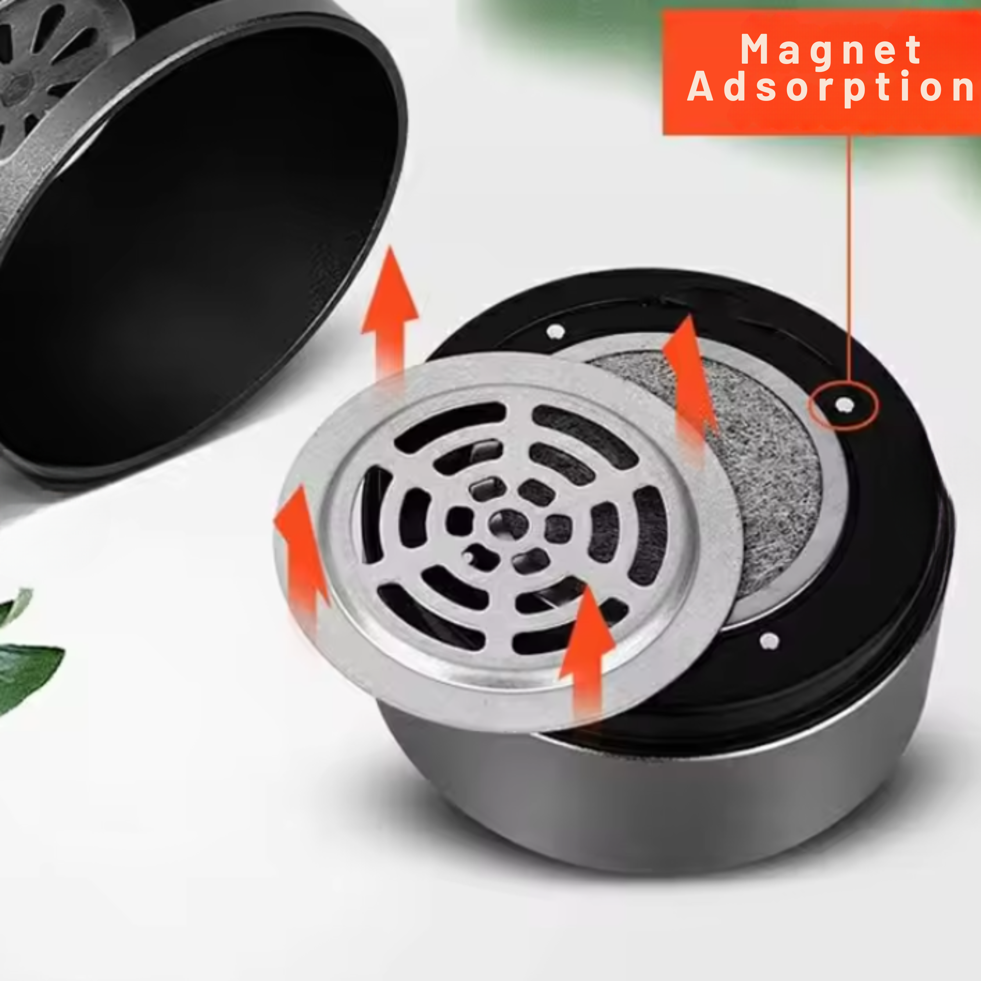 AIRNOVA – Tragbarer Rauchloser Aschenbecher mit HEPA-Filter & USB-Akku