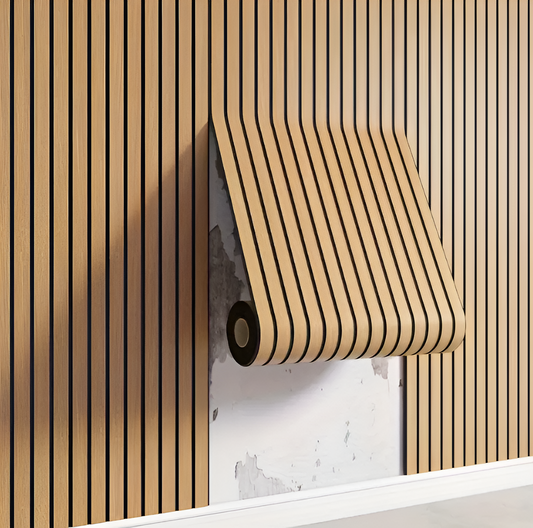 3D Akupanel – Pannelli in legno autoadesivi per una decorazione murale elegante
