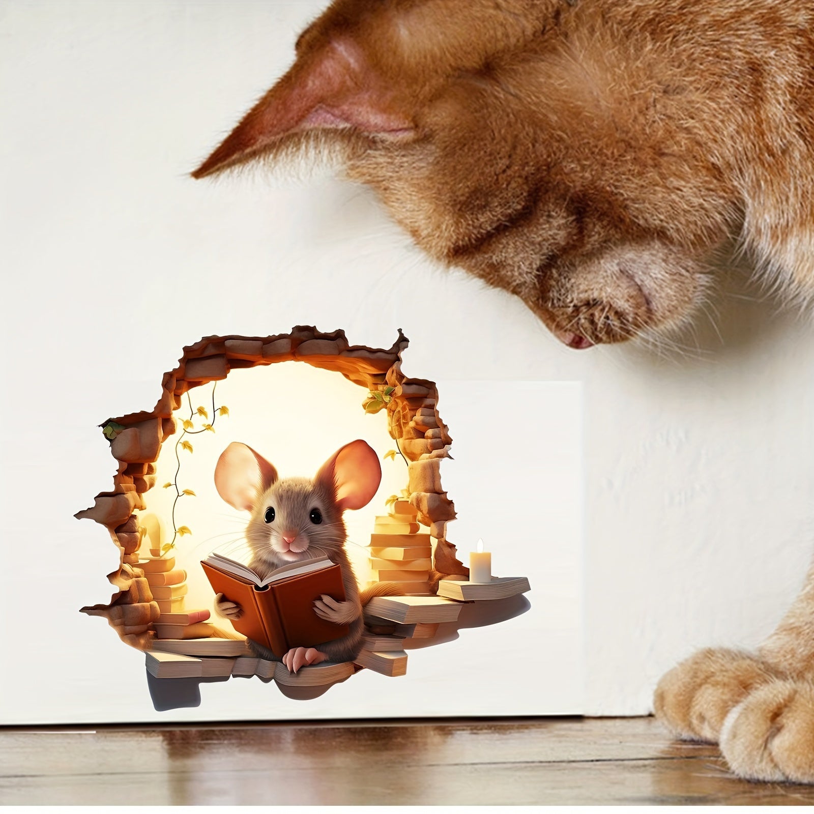 WALLYPIX – 3D Cartoon Wandaufkleber für kreative Wohnräume