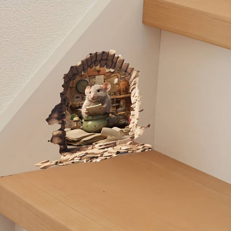 WALLYPIX – 3D Cartoon Wandaufkleber für kreative Wohnräume