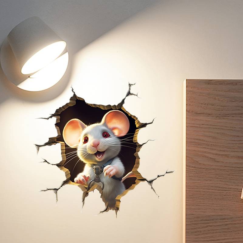 WALLYPIX – 3D Cartoon Wandaufkleber für kreative Wohnräume