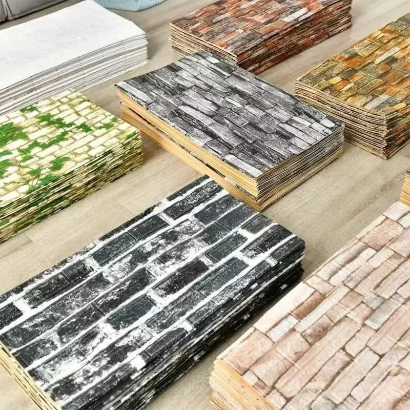 BRICKOVA – 3D Schaumstoff-Tapete im Ziegelmuster