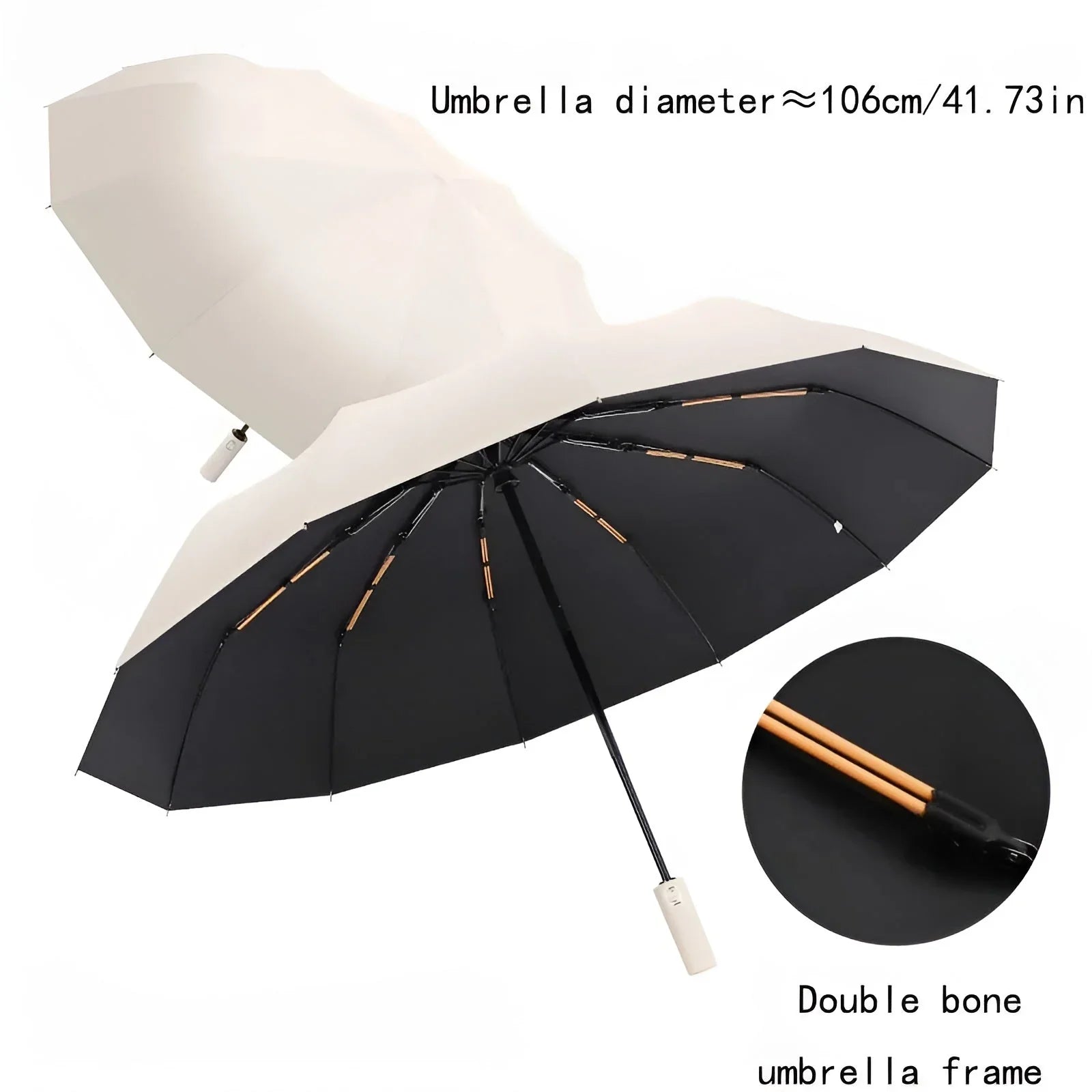 Umweltfreundlicher Regenschirm mit UV-Abschirmung
