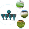 Premium 4-Wege Gartenschlauchverteiler - Verstellbarer Wasserhahnadapter-6