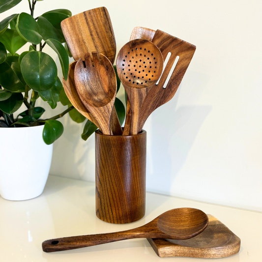 EcoTeak – Nachhaltiges Holzkochutensilien-Set-1