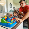 CityAdventure – Monde de jeu urbain interactif avec 4 voitures et un hélicoptère pour enfants dès 3 ans