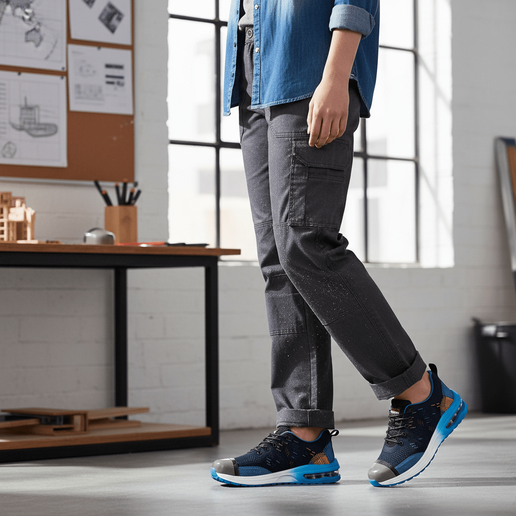 IRONSTEP – Herrensicherheitsschuhe mit Stahlzehen für Schutz & Komfort
