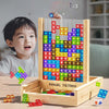 EcoBlock Tetris Bord – Duurzaam Houten Puzzel voor Kinderen & Volwassenen