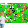 TAVOLA IN FELTRO ANIMALI – Tavola in feltro per apprendimento creativo e senza schermo dai 3 anni in su