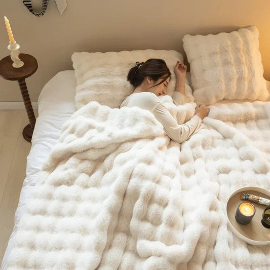 CORA - Coperta in pile ultra morbida