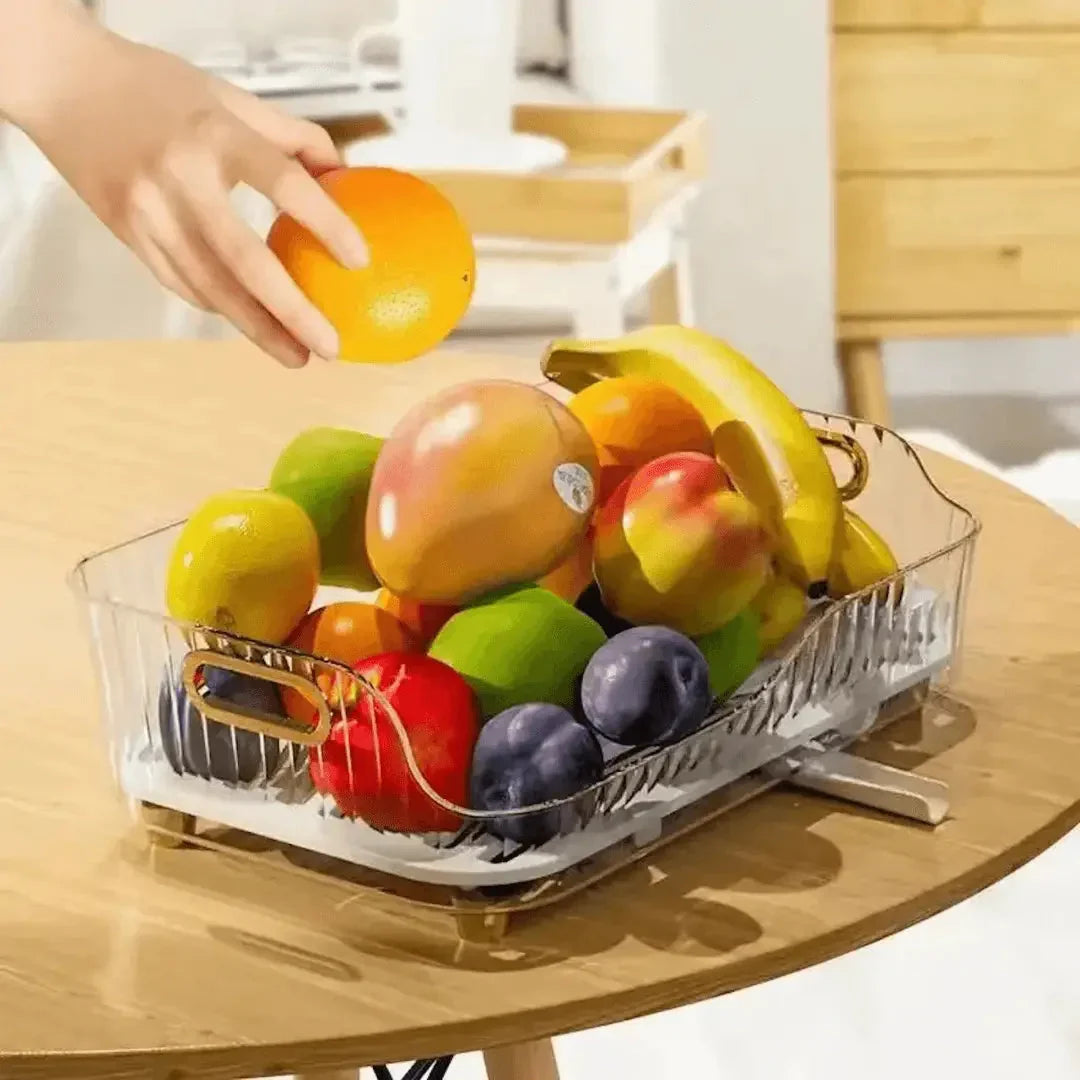 Abtropfgestell für Geschirr mit Abfluss und Modernem Design
