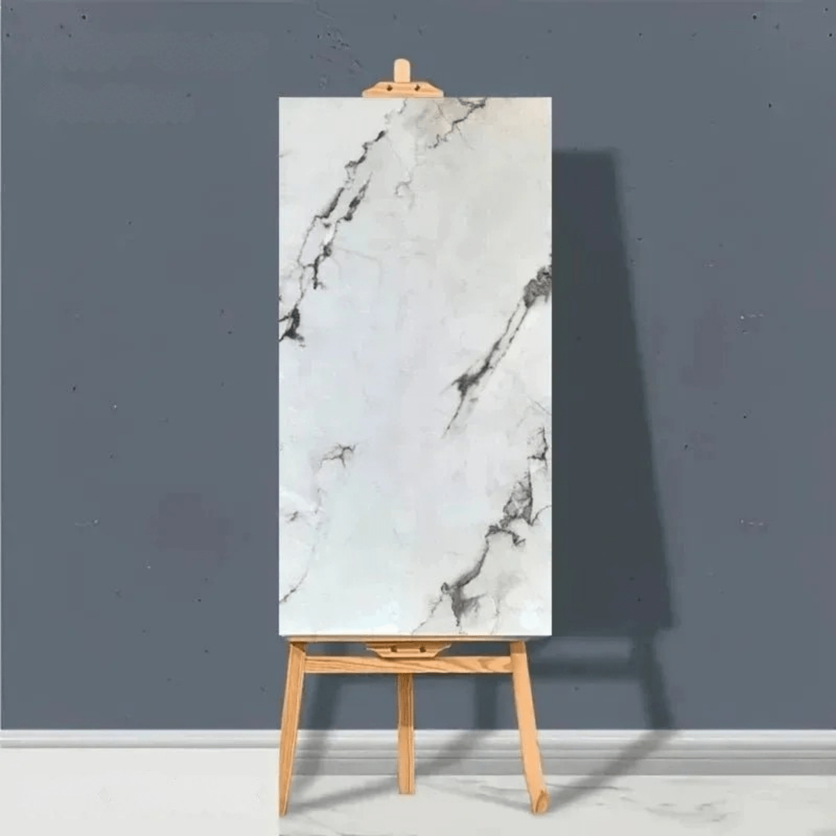 STONELUX – Selbstklebende Marmor-PVC-Bodenfliesen 60×30 cm