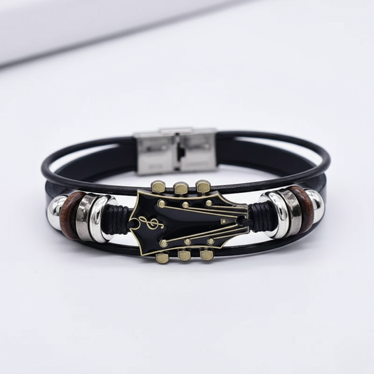 MelodyBand – Musikinspiriertes Lederarmband