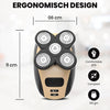 Rasoio da uomo 5-in-1 – Rasatura liscia senza irritazioni cutanee e con accessori multifunzionali