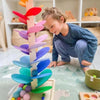Holz-Marmor-Turm - Interaktives Sinnes-Spielzeug für Kinderentwicklung-3