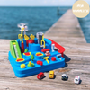 CityAdventure – Monde de jeu urbain interactif avec 4 voitures et un hélicoptère pour enfants dès 3 ans
