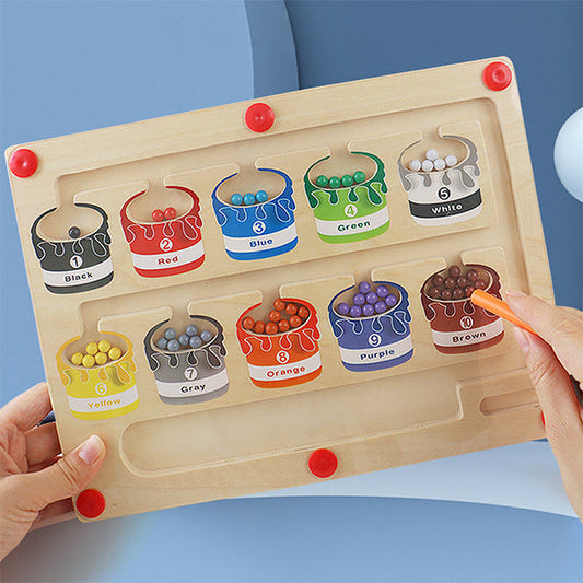MAGNETIX – Puzzle magnétique de couleurs et de chiffres pour stimuler les capacités cognitives