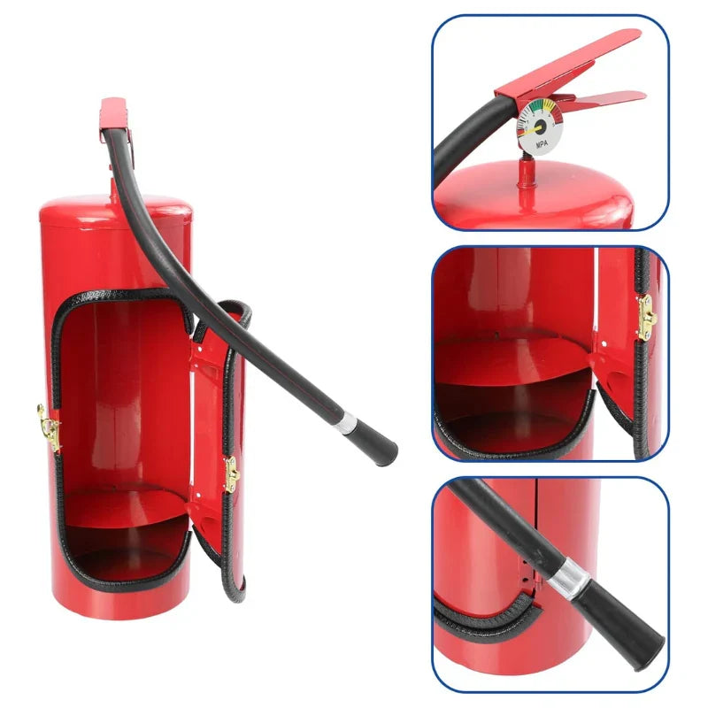Origineller Stilvoller Flaschenhalter im Feuerlöscher-Design – Praktisch und Dekorativ