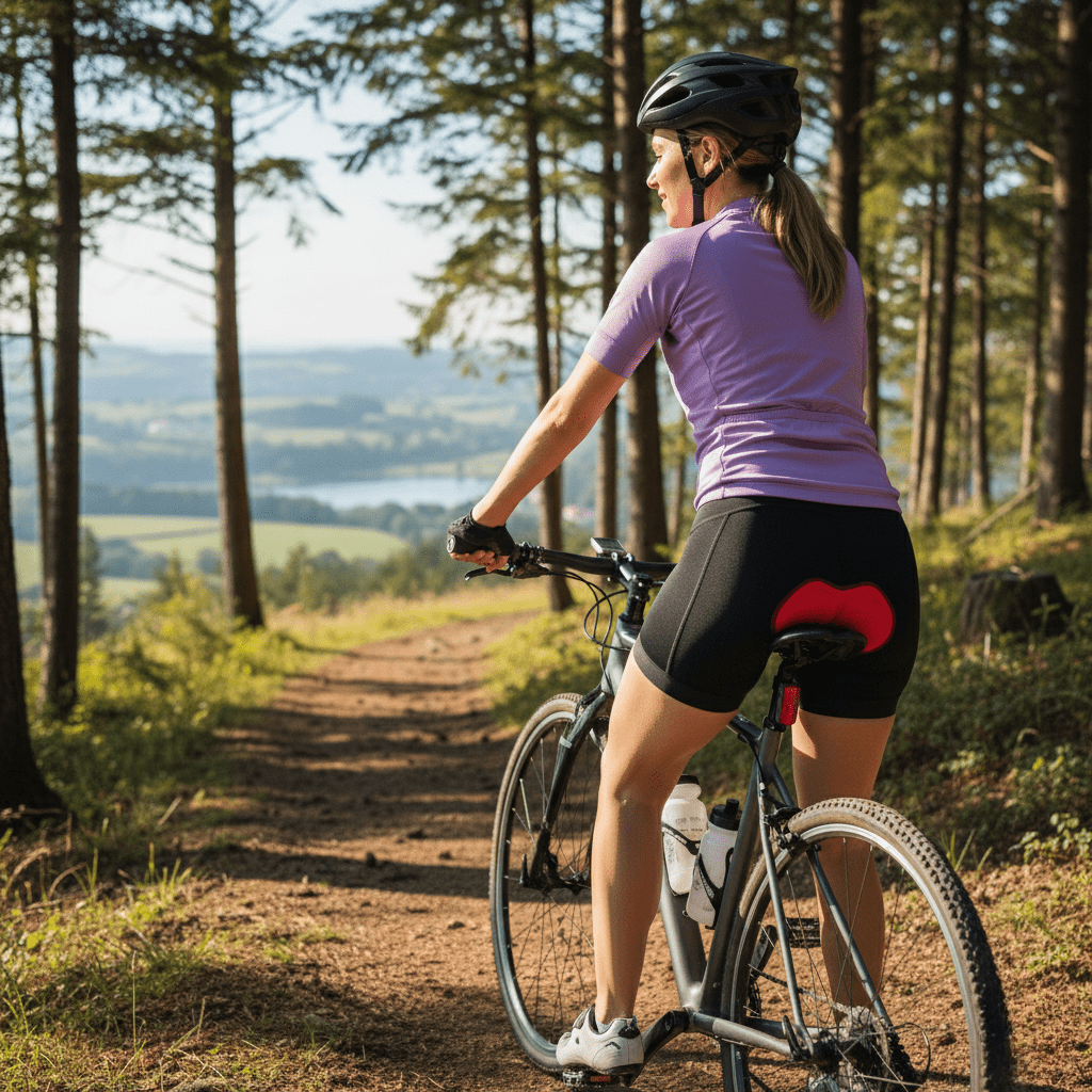 RIDELUX – Damen Radsportshorts mit 4D Gelpolsterung